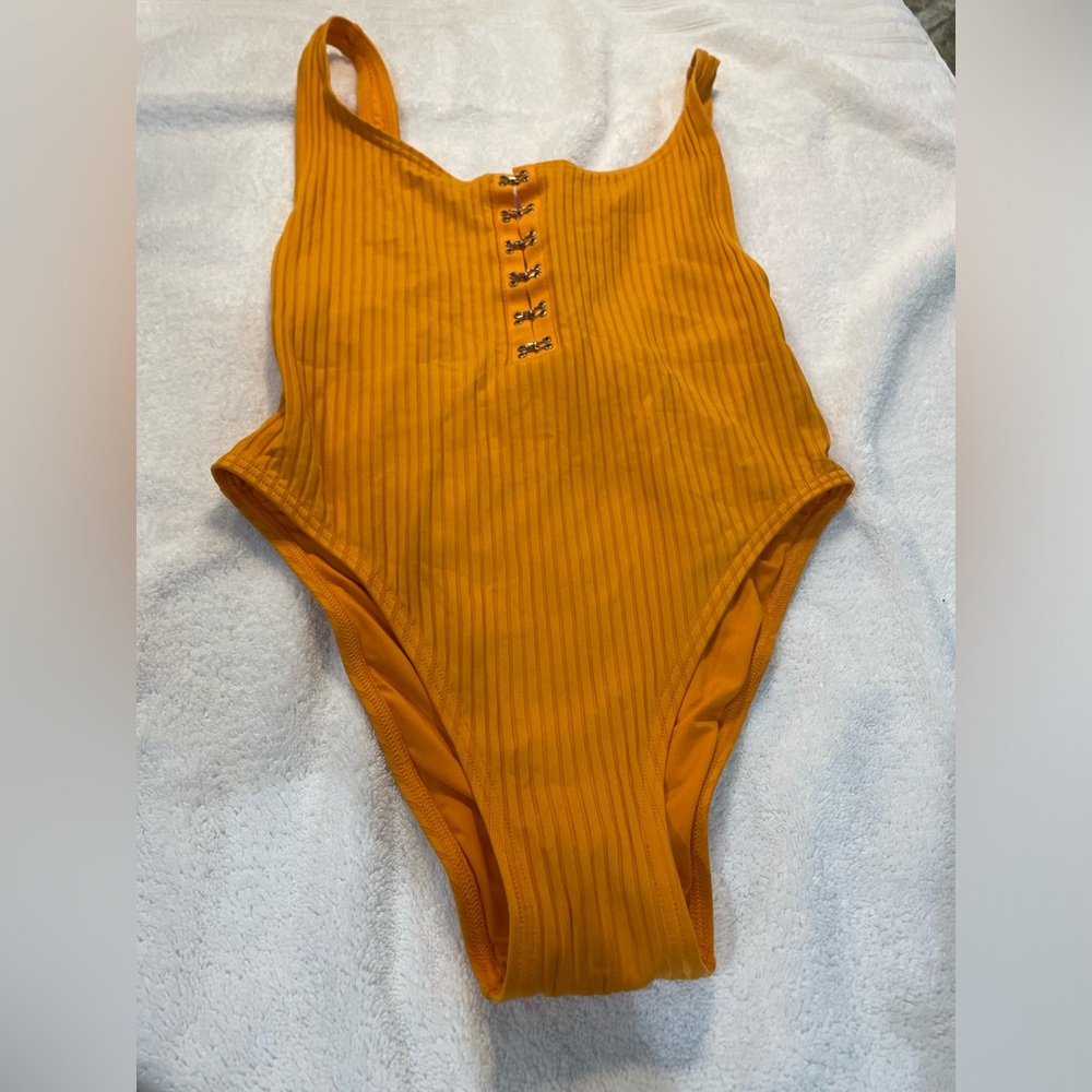 VICTORIA'S SECRET mustard yellow body suit - Medium